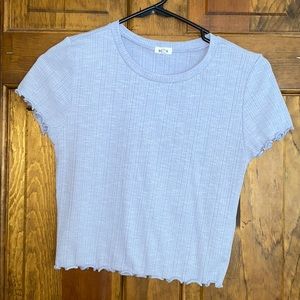 Lettuce Edge Cropped Tee from Garage